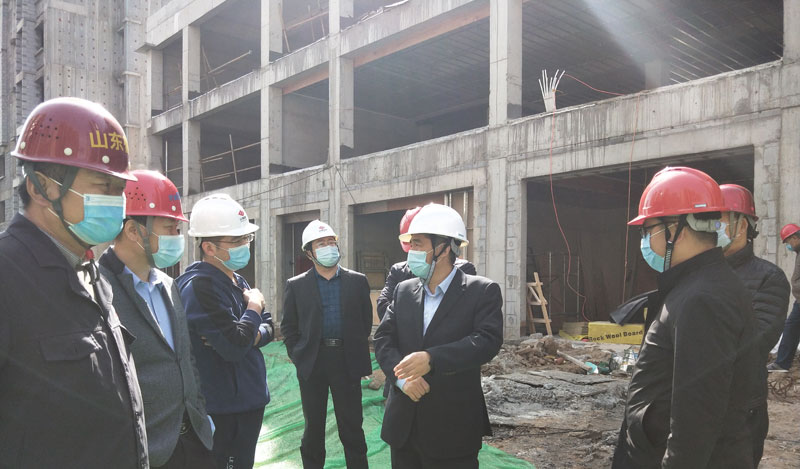  山钢地产党委副书记、总经理王文学 到济南分公司调研